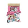 Lessential Maison PH148 PinkWhiteBrown Baby Quilt Cover Set