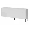 Omarica Charlotte 208 (Bela) Bela, 87x200x45cm, MDF plošča, Iverna plošča