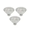 Prios LED reflektor GU5.3 4,9W 500lm 36° prozoren 827 komplet 3 - jasno - Steklo
