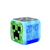 Generic GENERIC Ura z nočno lučko, budilka Minecraft, ki spreminja barvo, (21132398)