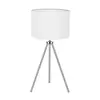 Rabalux Stanislaw podna lampa, hrom/bela E27 60W Podna rasveta