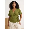 Trendyol Curve Ženska bluza Tbbss23Ah00126, Zelena
