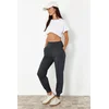Trendyol Anthracite Diver/Scuba Fabric Comfortable Cut Knitted Sports Sweatpants