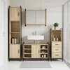 Komplet omaric za kopalnico 4 kos Sonoma hrast 40 x 36 x 181 cm