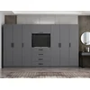Hanah Home Garderober Minar Kale-7830, 360x210x52 cm, Antracit