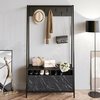 HANAH HOME Devin Black (cipelarnik sa čivilukom)