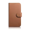 iCarer denarnica ovitek 2v1 za iPhone 14 Pro Max, rjava, Anti-RFID