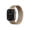 APPLE Watch S11 Cellular 42mm Gold Titanium Case with Gold Milanese Loop (mf8y4rk/a)