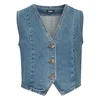 BUFFALO Brezrokavnik moder denim