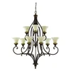 Feiss FE-DRAWING-ROOM9 - Luster na lancu DRAWING ROOM 9xE27/60W/230V