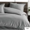 Set od satena-Posteljina 160x220cm Svetlo siva boja