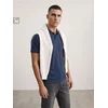 Sinsay - Pamučna polo majica sa motivom irvasa - grey blue