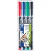 Staedtler marker Lumocolor Permanent, M, 4/1 v Staedtler etuiju