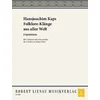 FOLKLORE KLANGE AUS ALLER WELT FOR 3 GUITARS OR GUITAR CHOIR