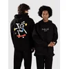 Macba Life Skateboy moški pulover s kapuco black