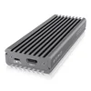 RaidSonic Zunanje aluminijasto ohišje tipa C IcyBox IB-1817M-C31 za M.2 NVMe SSD sivo