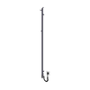 Radijator za kupatilo RAY 35W/230V 150x30 cm IP44 nerđajući čelik/antracit