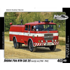 Retro cars - Puzzle TRUCK Škoda 706 RTH CAS 25 hasičský voz (1960-1964) - 40 - 99 kosov
