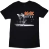 AC/DC Majica On Stage Fifty Black S