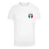 Mister Tee Majica Azurro Italia zlata/travnato zelena/ognjeno rdeča/bela