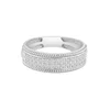 Diamant Exquis Prstan Ring aus 375 Weißgold mit Diamant srebrna