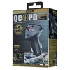 Remax Auto punjač Alien II Series RCC232, 45W, PD+QC, USB-C + USB-A, Crni