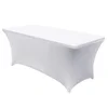 slomart Prilagodljiv prt za catering mize GreenBlue, 180x75x74cm, bel, Spandex