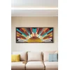 Wallity Dekorativna uramljena slika, 50x120cm, Šarena