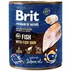 Brit BRIT Premium by nature Fish z ribjo kožo - mokra hrana za pse - 800g