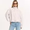 Cropp - Glatka bomber jakna - Krem