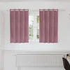 Zavjese za zamračivanje 2 pcs Tamno ružičasta 140 x 140 cm