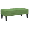 Vidaxl klop z blazino Svetlo zelena 113 x 57 x 39 cm Žamet