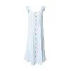VERO MODA Obleka VMLINN svetlo modra/bela