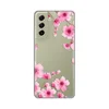 Silikonska maska za Samsung G990 Galaxy S21 FE Rose Flowers Print Skin providna