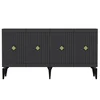 HANAH HOME Komoda Midas Anthracite Gold