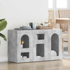 Kreveta Betonski sivi 100 x 35 x 59 cm Konstruirano drvo