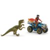 Schleich Escape iz Velociraptorja na ATV