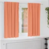 Zavjese za blackout s prstenovima 2 pcs Terakota 175 x 140 cm