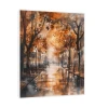 Canvas Slika na platnu Jesen, Akvarel 120x150cm, Sa ramom, Beli