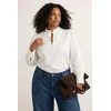 Trendyol Curve Ženska bluza Tbbss26Af00020, Krem