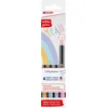 Flomasteri E-1200 1-3mm glitter , set 1/4 pastelne boje