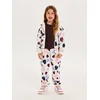Sinsay - Jogger trenerka sa motivom srca fleece - krem
