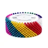Plinčki s plastično glavo na rozetah dolžine 37 mm - mešanica (12 rozet)