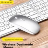 DiyiGongfang Bežični miš za MacBook/iPad, Srebrne boje