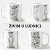 Keramicka šolja Živim u ludnici