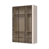 Jela Ormar Rondo P3-3AL/RO, 153x225x56cm, Bež - metalik