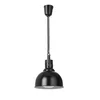 Višinsko nastavljiva grelna svetilka, kupolasta, HENDI, črna, 230 V/250 W, ?250x(V)207 mm