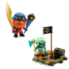 Komplet Arty Toys - pirat So Hipster & pirat Skull s splavom in skrinjo