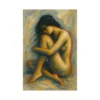 Canvas Slika na platnu Minimalistička ženska figura, 80x120cm