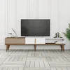 Hanah Home Milan Alt TV polica, Braon-Bela